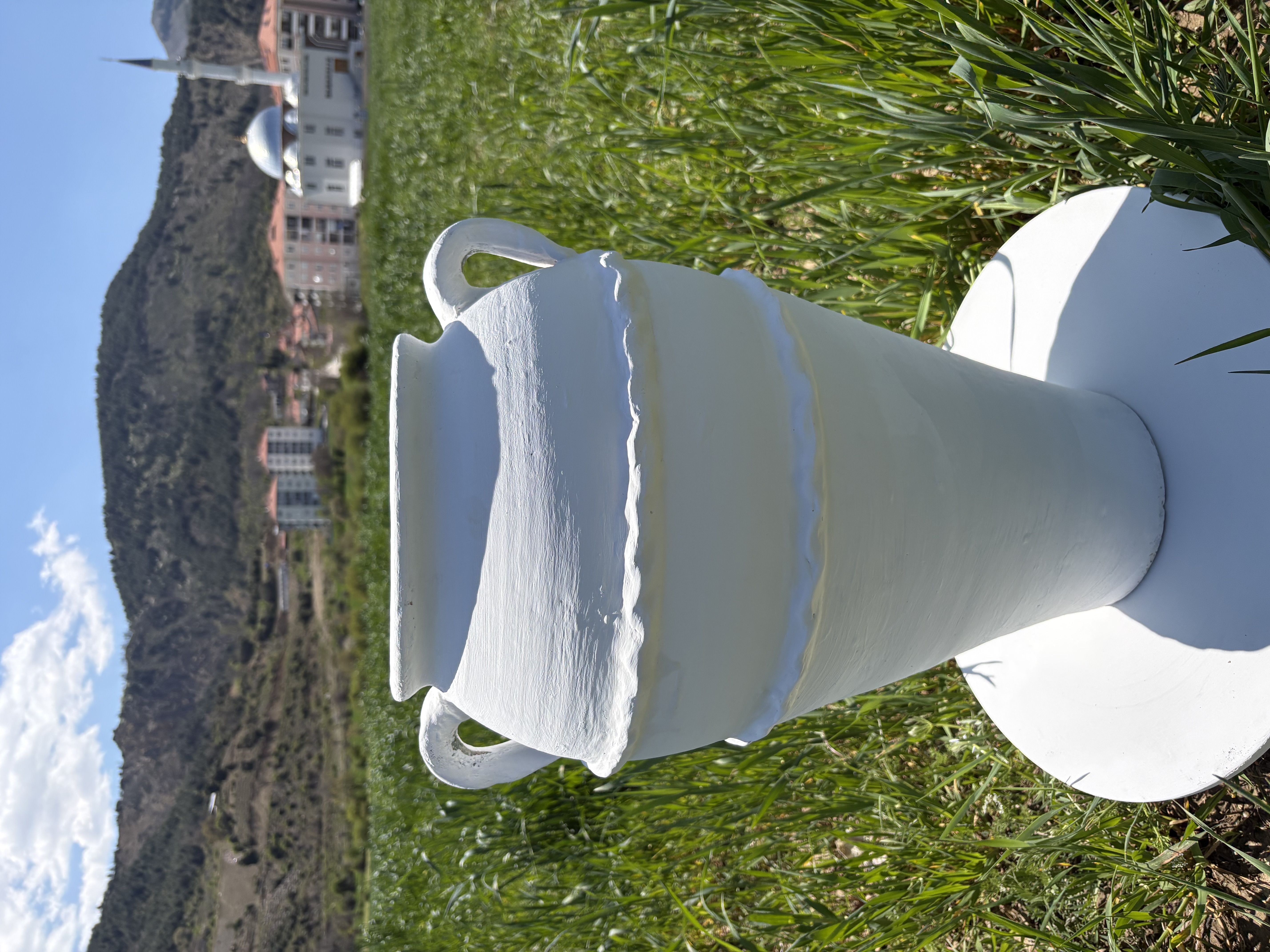 60 cm kusaklı ey yapımı doğal dekoratif küp